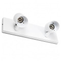 Modern White Without Bulb Double-headed GU10 Wall Light